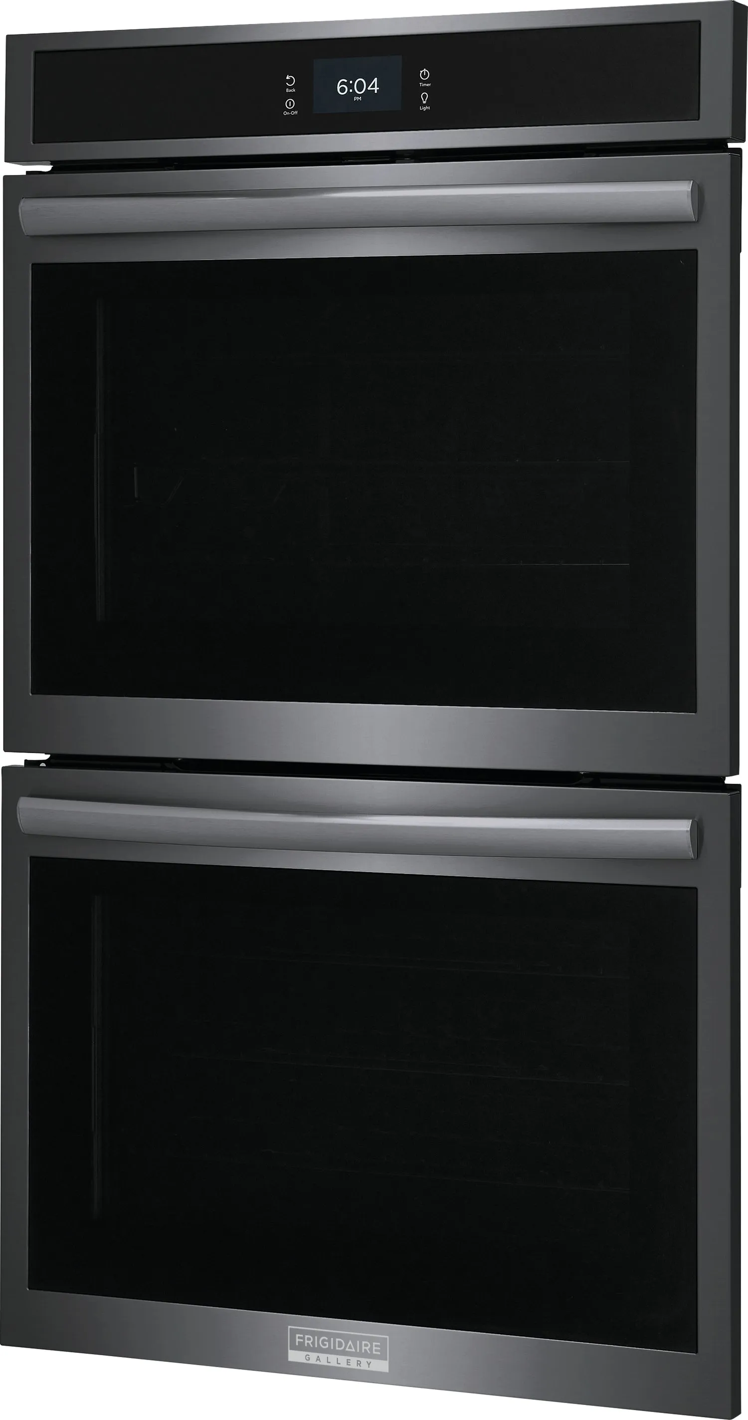 Frigidaire Gallery Smudge-Proof Black Stainless Steel 30" Double Wall Oven with Total Convection (10.6 Cu. Ft) - GCWD3067AD
