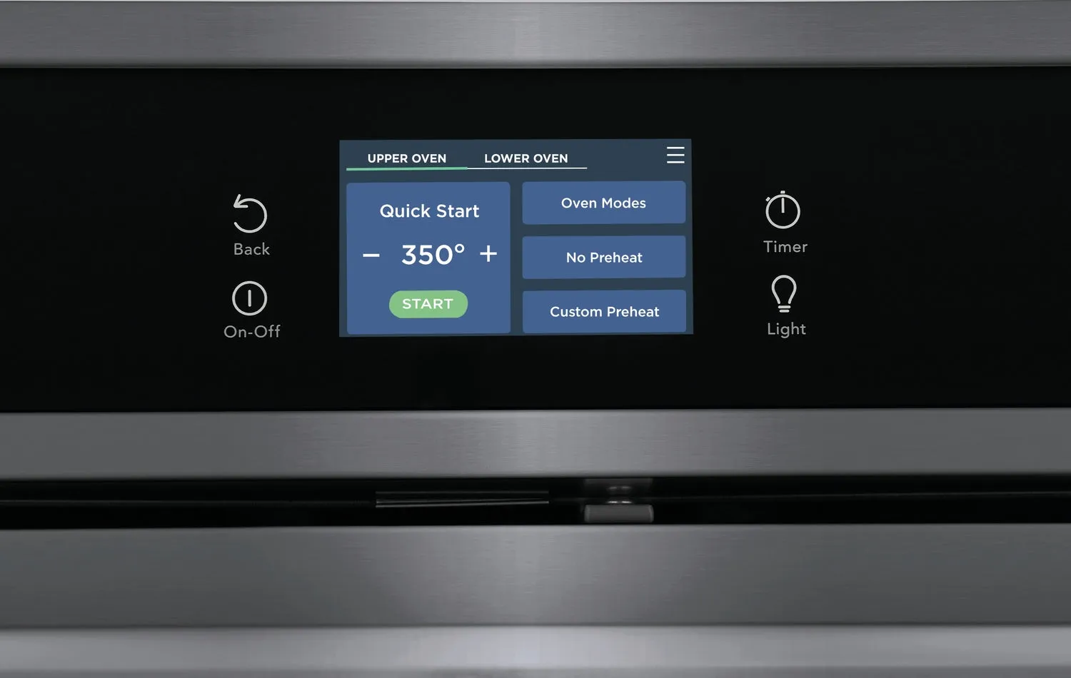 Frigidaire Gallery Smudge-Proof Black Stainless Steel 30" Double Wall Oven with Total Convection (10.6 Cu. Ft) - GCWD3067AD