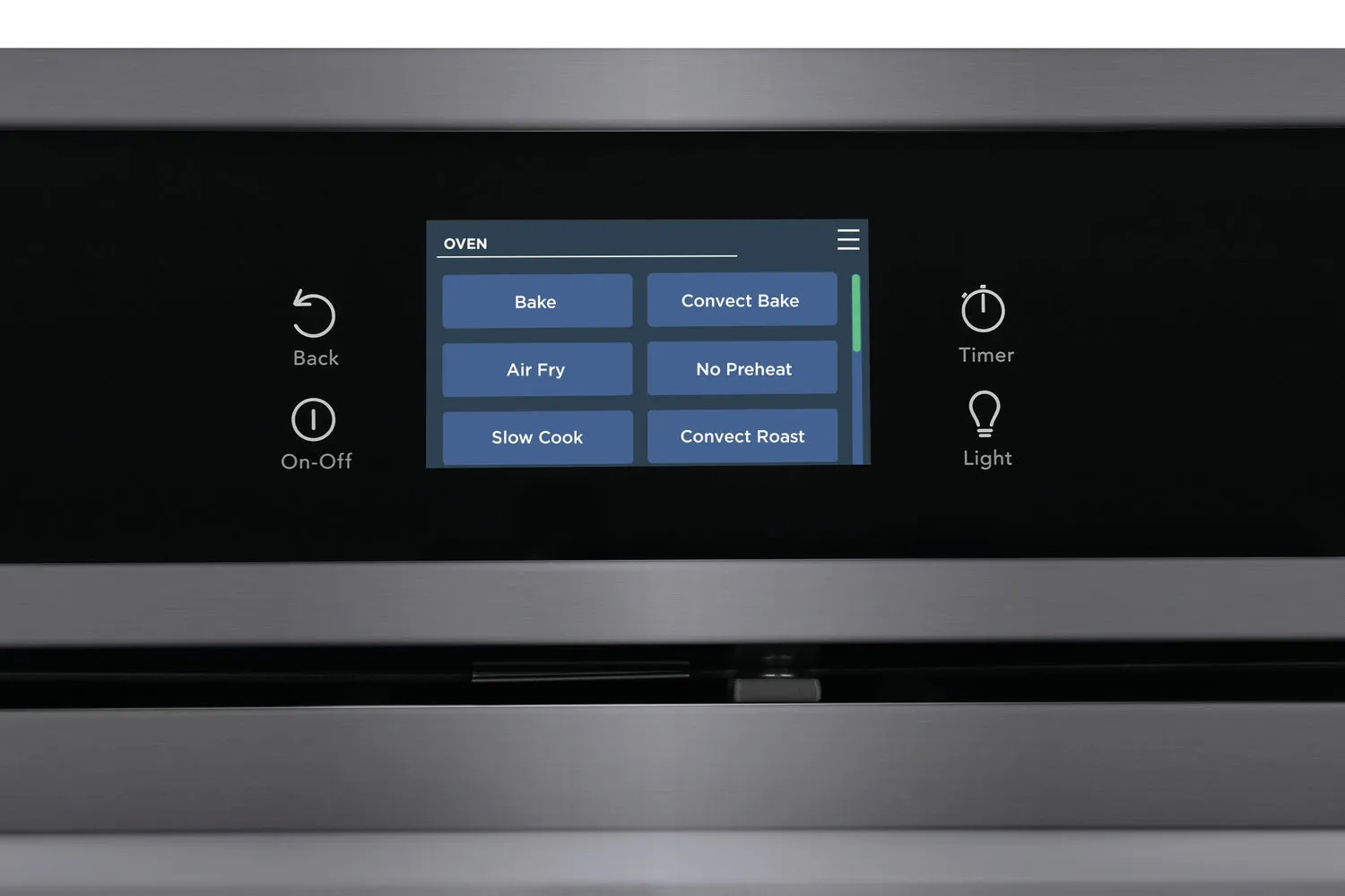 Frigidaire Gallery Smudge-Proof Black Stainless Steel 30" Single Wall Oven with Total Convection (5.3 Cu. Ft) - GCWS3067AD