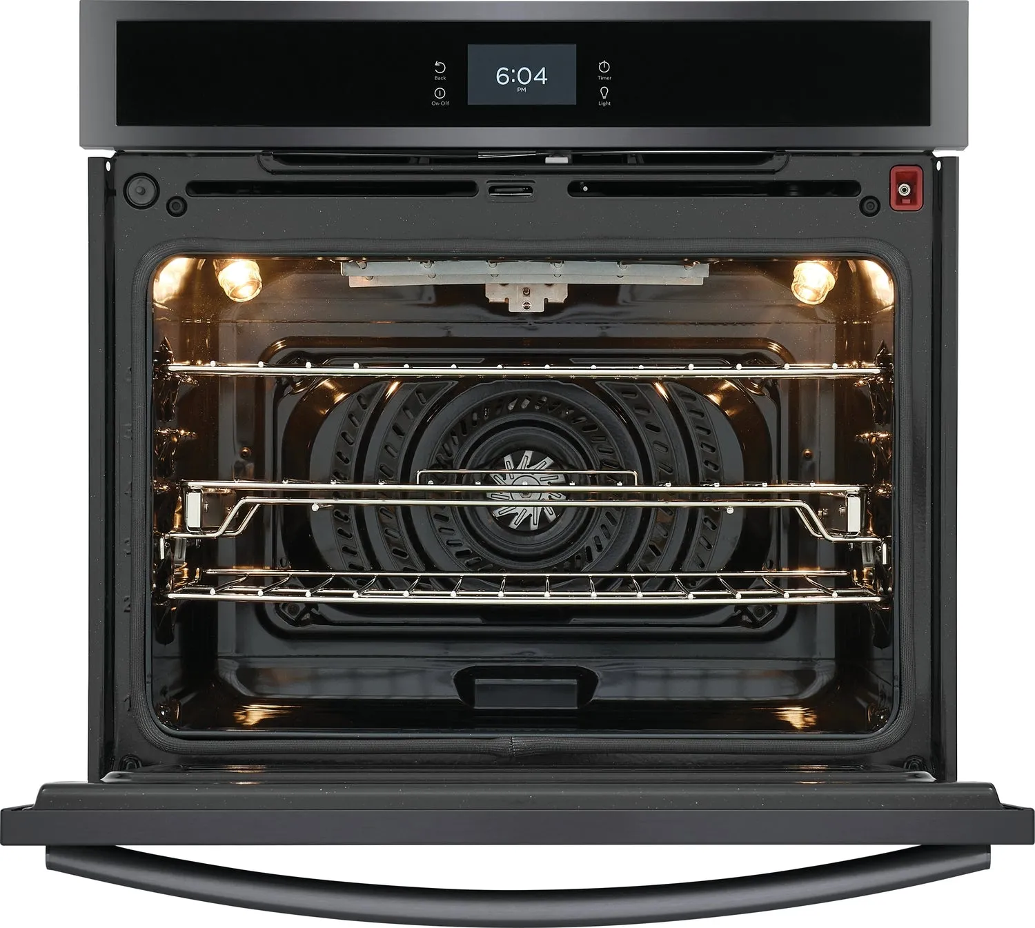 Frigidaire Gallery Smudge-Proof Black Stainless Steel 30" Single Wall Oven with Total Convection (5.3 Cu. Ft) - GCWS3067AD