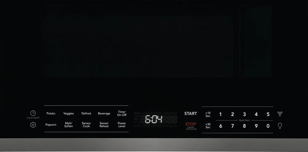 Frigidaire Gallery Smudge-Proof® Black Stainless Steel Over-The-Range Microwave with Sensor Cook (1.9 Cu. Ft.) - GMOS1964AD