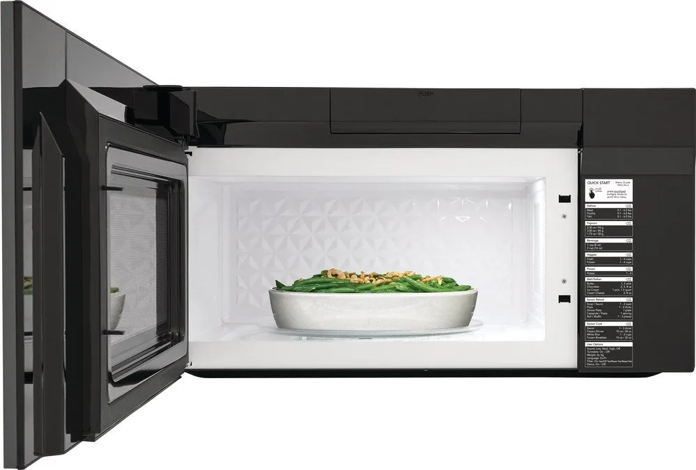 Frigidaire Gallery Smudge-Proof® Black Stainless Steel Over-The-Range Microwave with Sensor Cook (1.9 Cu. Ft.) - GMOS1964AD
