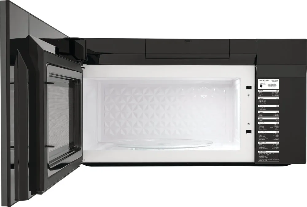 Frigidaire Gallery Smudge-Proof® Black Stainless Steel Over-The-Range Microwave with Sensor Cook (1.9 Cu. Ft.) - GMOS1964AD
