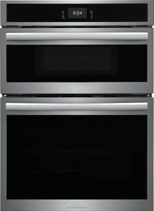 Frigidaire Gallery Smudge-Proof Stainless Steel 30" Wall Oven and Microwave Combination (1.7 Cu. Ft. / 5.3 Cu. Ft.) - GCWM3067AF