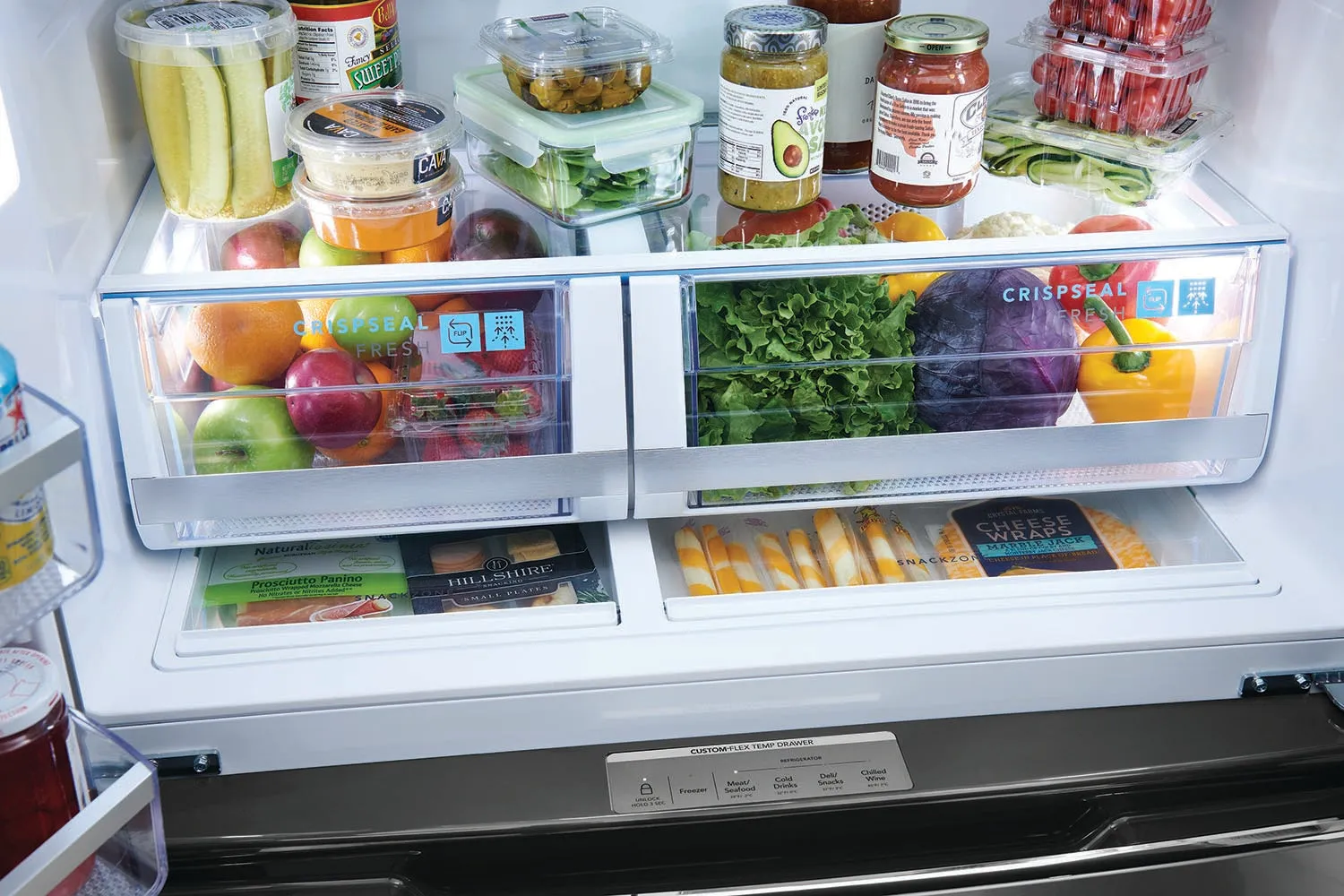 Frigidaire Gallery Smudge-Proof® Stainless Steel Counter-Depth 4-Door French Refrigerator (21.5 Cu. Ft.) - GRMC2273CF