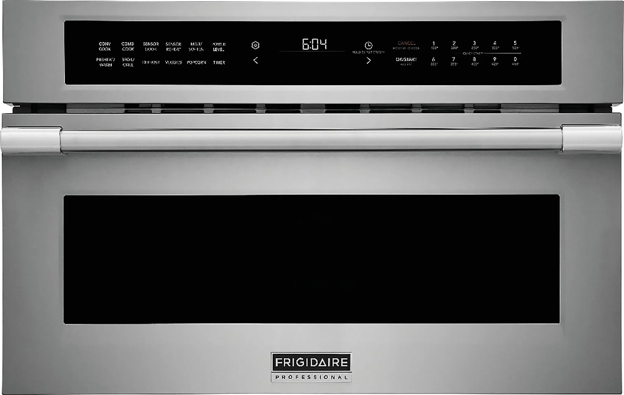Frigidaire Professional Smudge-Proof Stainless Steel Built-In Convection Microwave with Drop Down Door (1.6 Cu. Ft.) - PMBD3080AF