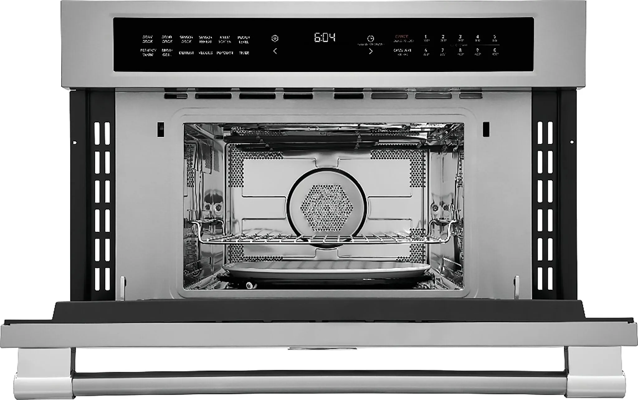 Frigidaire Professional Smudge-Proof Stainless Steel Built-In Convection Microwave with Drop Down Door (1.6 Cu. Ft.) - PMBD3080AF