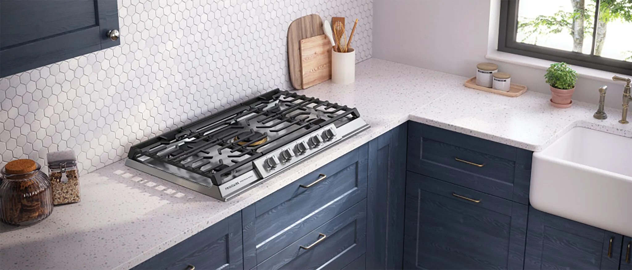 Frigidaire Professional Stainless Steel 36" Gas Cooktop - PCCG3680AS