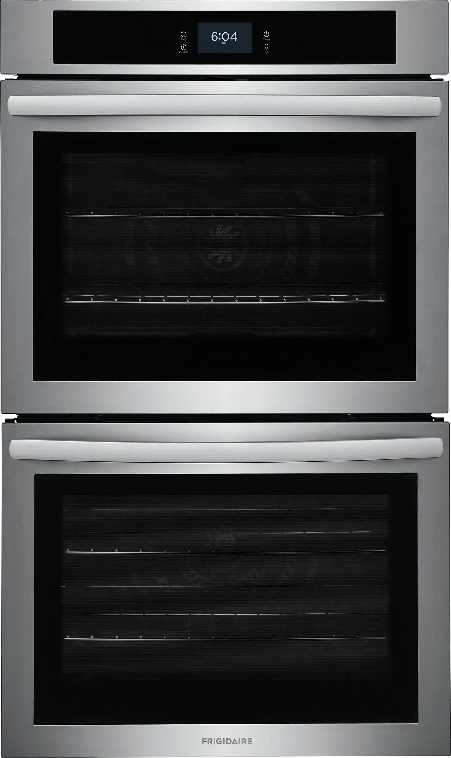 Frigidaire Stainless Steel 30" Double Wall Oven with Fan Convection (10.6 Cu. Ft) - FCWD3027AS