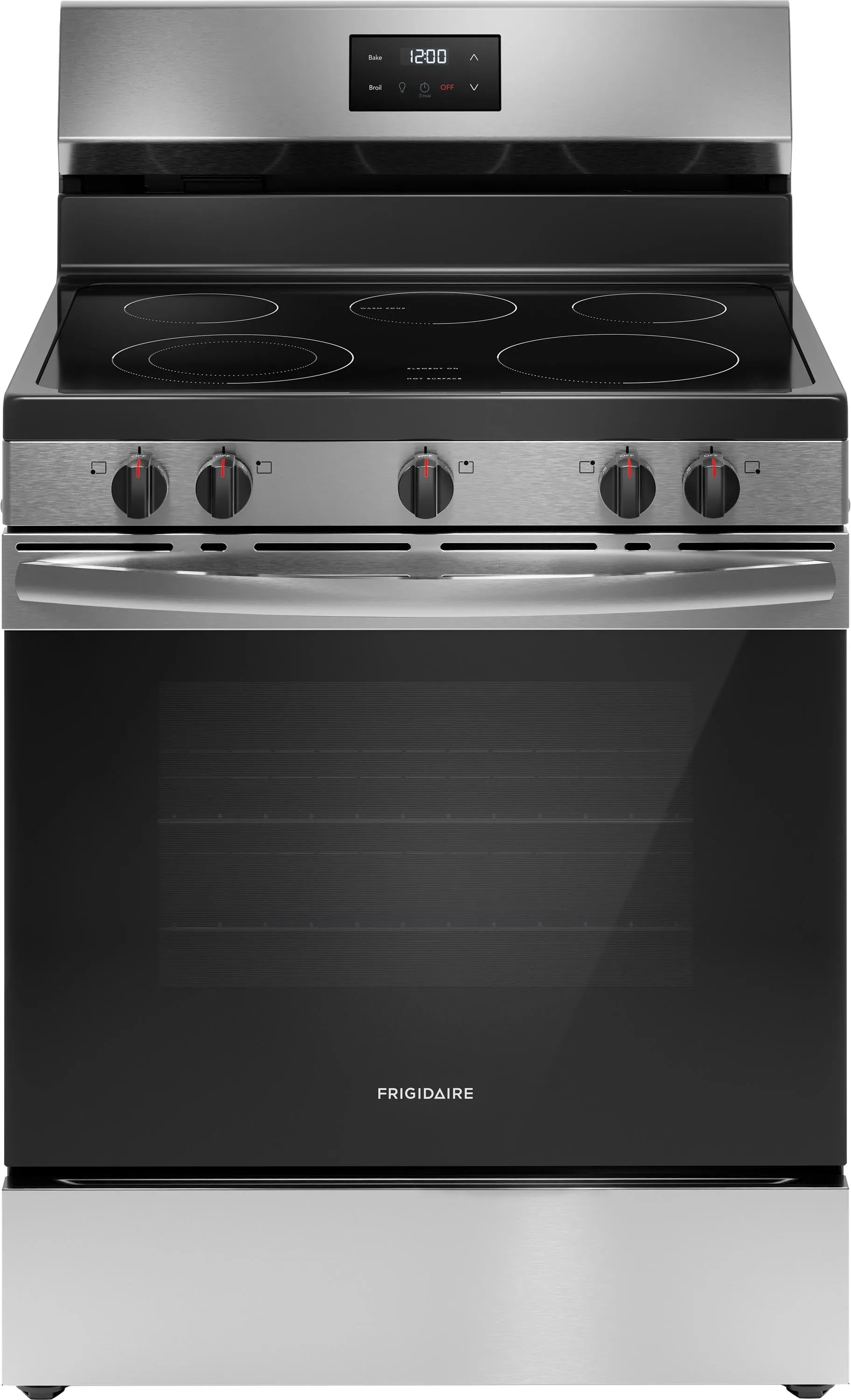 Frigidaire Stainless Steel 30" Electric Range (5.3 Cu. Ft) - FCRE305CBS