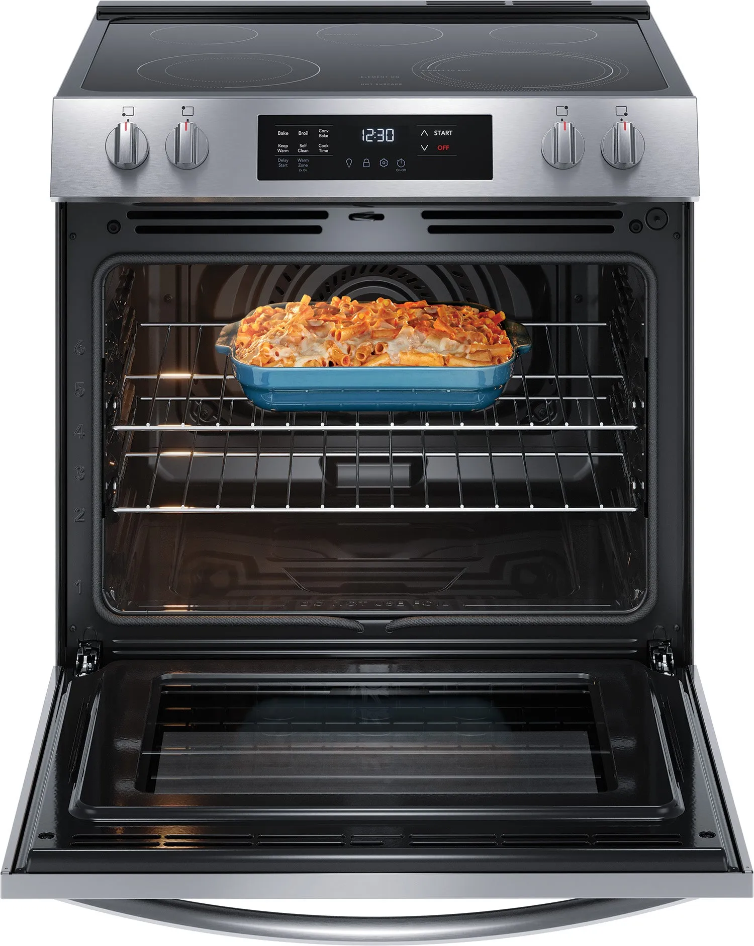 Frigidaire Stainless Steel 30" Freestanding Electric Range (5.3 Cu. Ft.)- FCFE308CAS