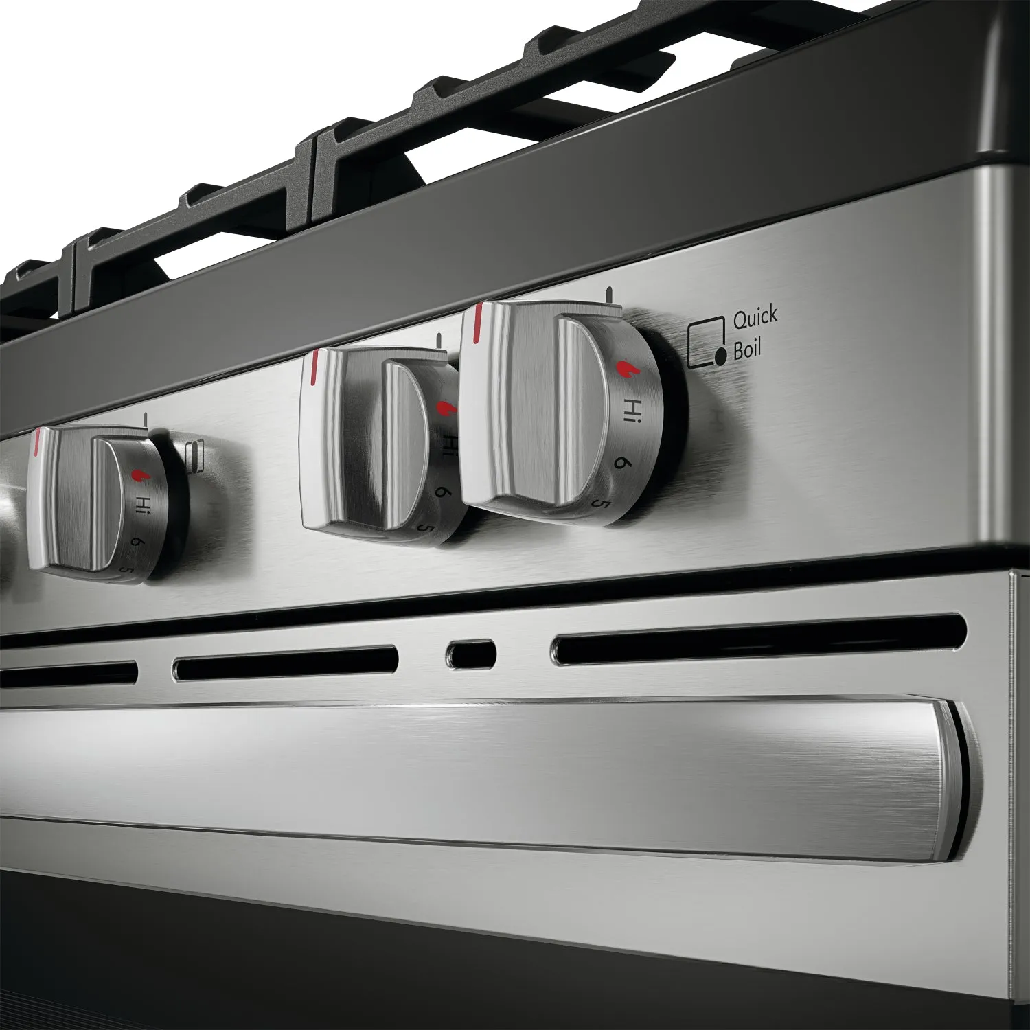 Frigidaire Stainless Steel 30" Gas Range with Quick Boil and Even Baking Technology (5.1 Cu. Ft) - FCRG3062AS