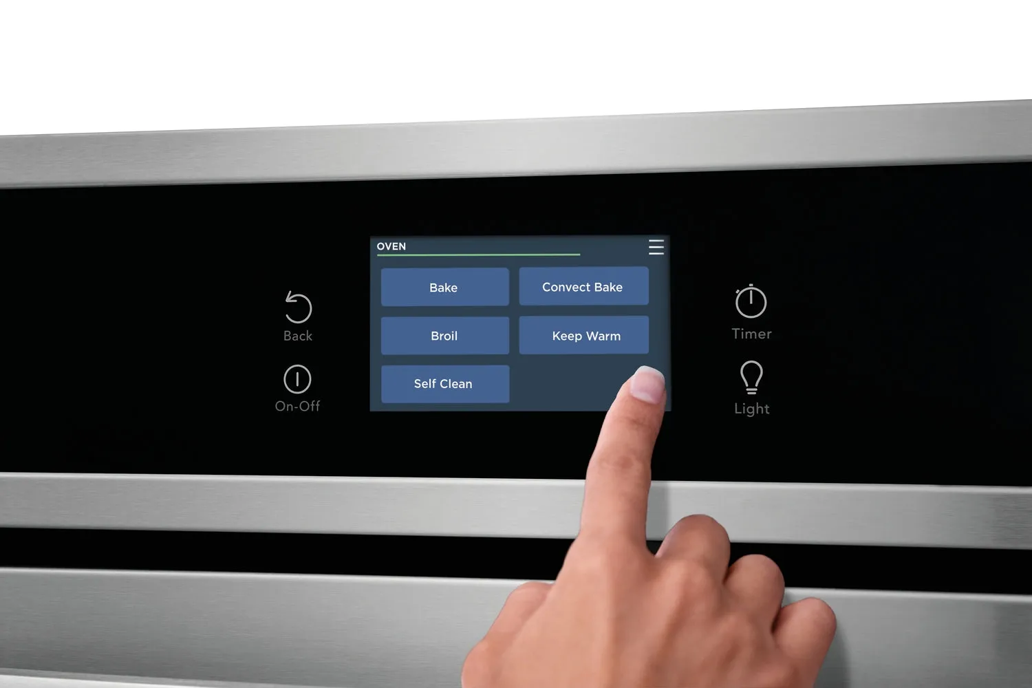 Frigidaire Stainless Steel 30" Single Wall Oven with Fan Convection (5.3 Cu. Ft) - FCWS3027AS