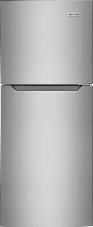 Frigidaire Stainless Steel Apartment Size Refrigerator with Top Freezer ( 10.1 Cu. Ft) - FFET1022UV