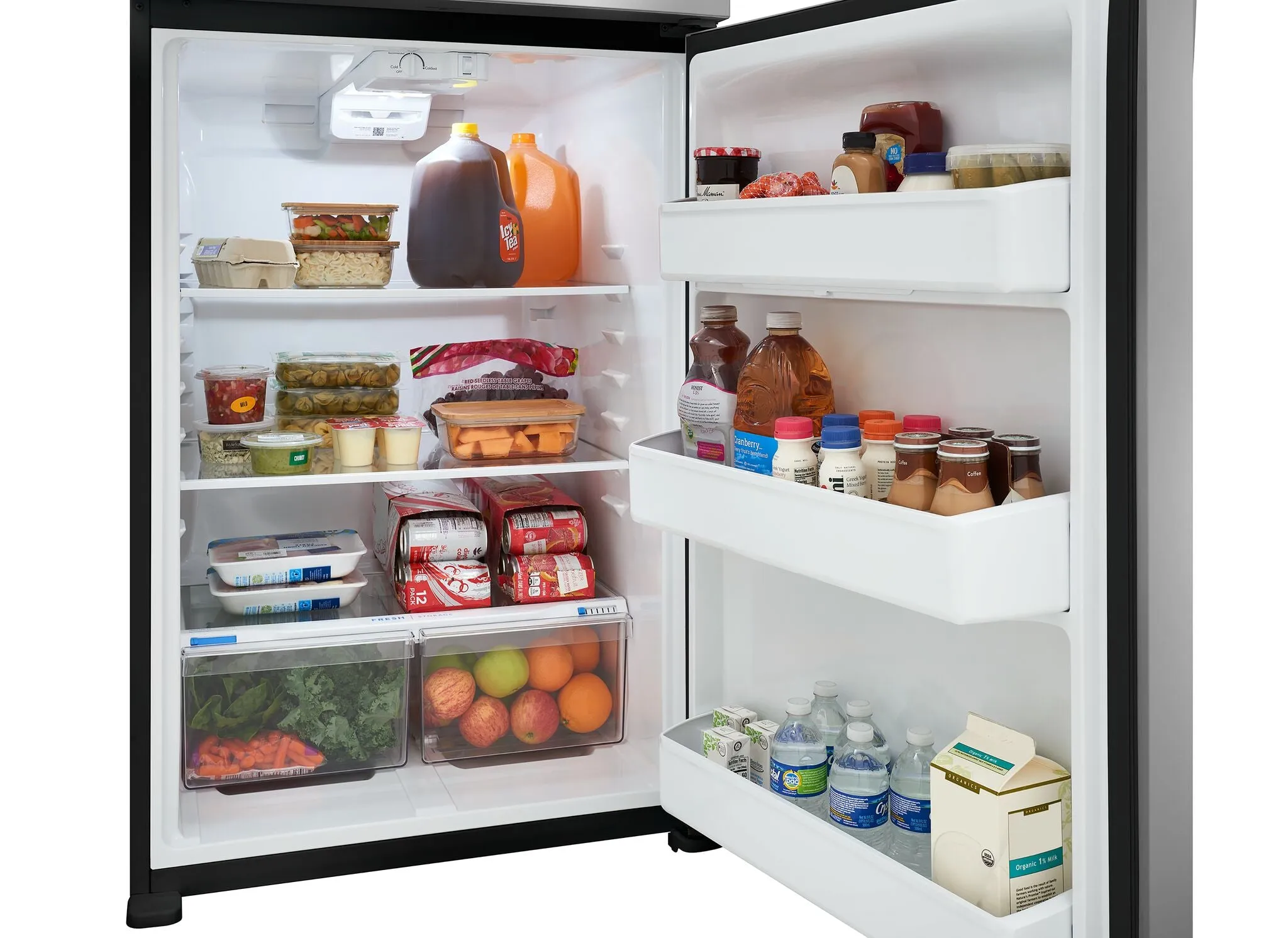 Frigidaire Stainless Steel Top-Freezer Refrigerator (20 Cu. Ft.) - FFHT2022AS