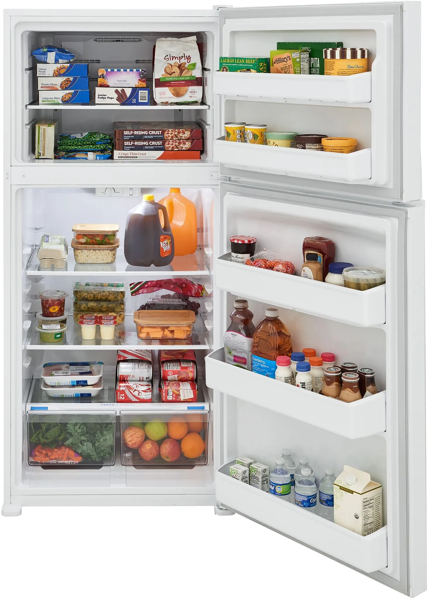 Frigidaire White Top-Freezer Refrigerator (20 Cu. Ft.) - FFHT2022AW
