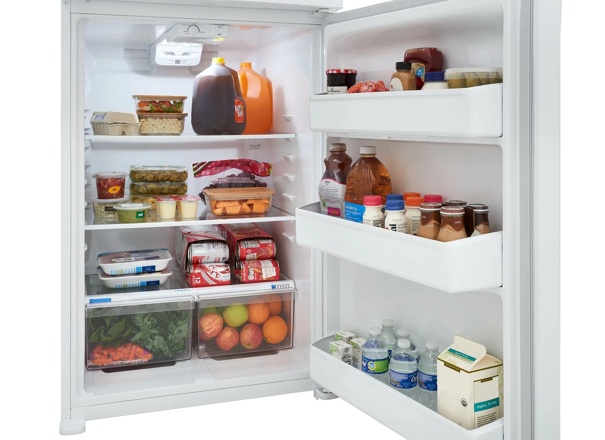 Frigidaire White Top-Freezer Refrigerator (20 Cu. Ft.) - FFHT2022AW