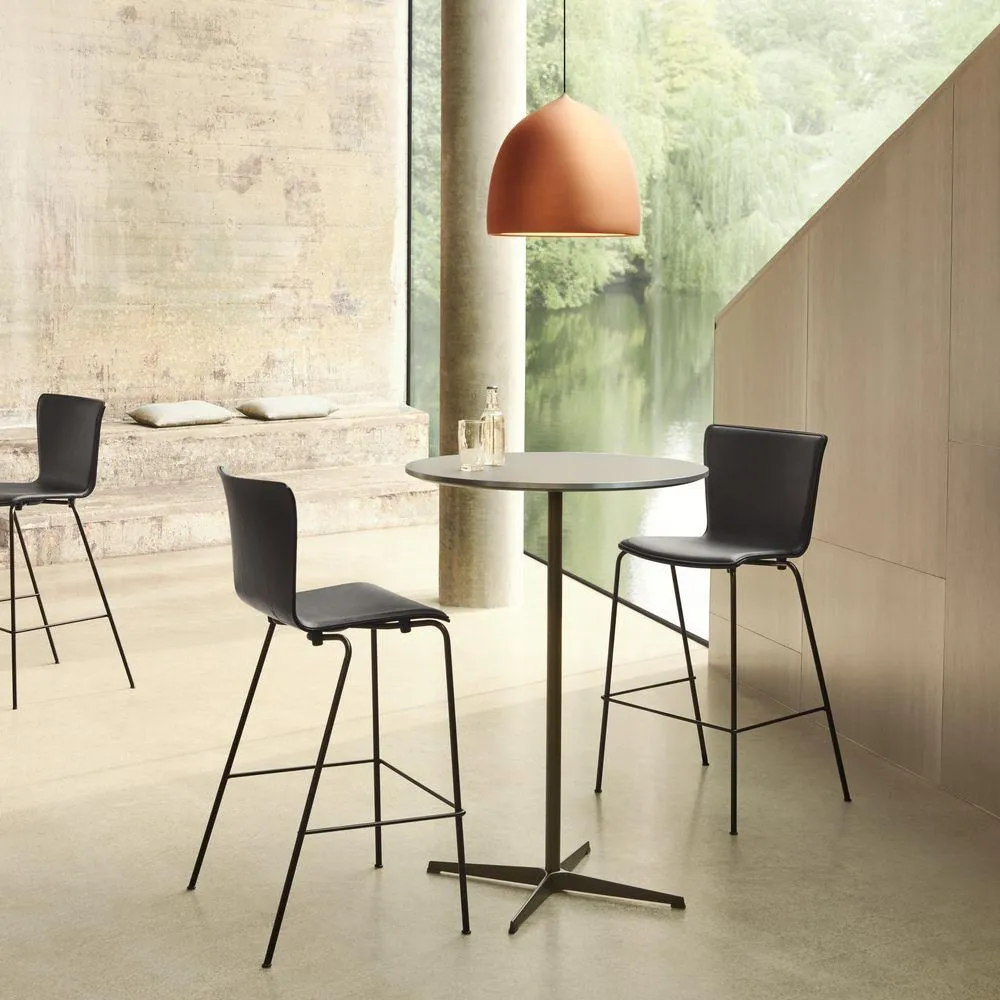 Fritz Hansen Supercircular™ Bar Table ø75, Bromo Grey/Warm Graphite