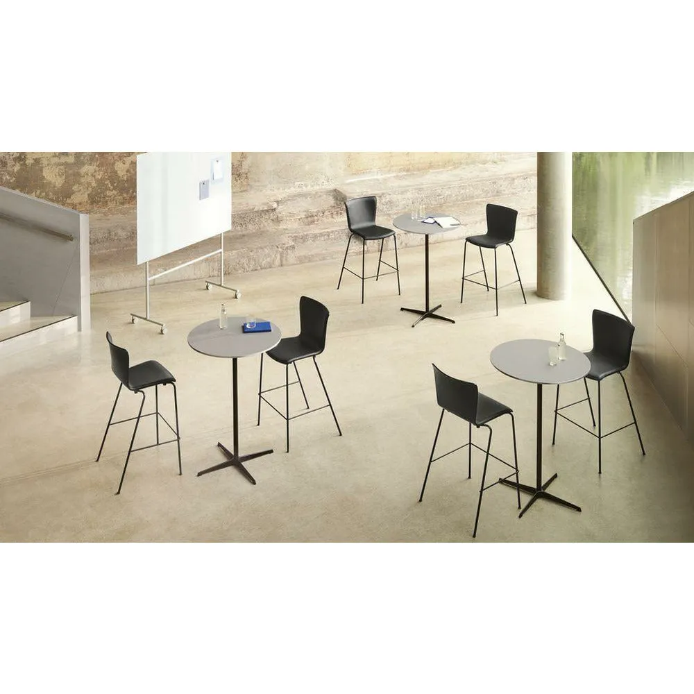 Fritz Hansen Supercircular™ Bar Table ø75, Bromo Grey/Warm Graphite