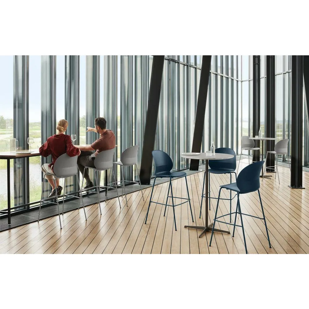 Fritz Hansen Supercircular™ Bar Table ø75, Bromo Grey/Warm Graphite