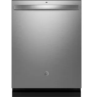 GE 24" Fingerprint Resistant Stainless Steel Top Control Dishwasher with Stainless Steel Interior and Third Rack - GDT650SYVFS