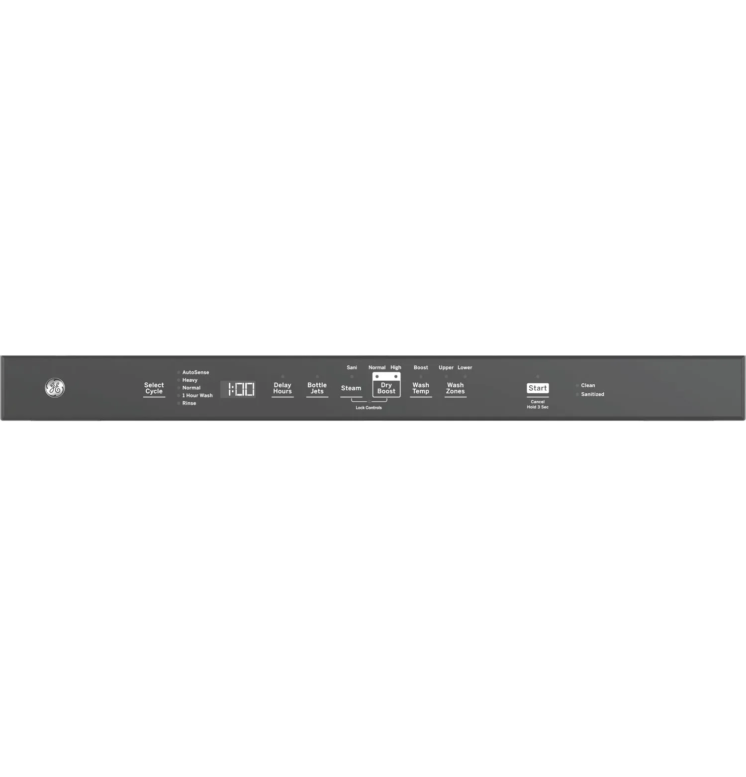 GE 24" Fingerprint Resistant Stainless Steel Top Control Dishwasher with Stainless Steel Interior and Third Rack - GDT670SYVFS