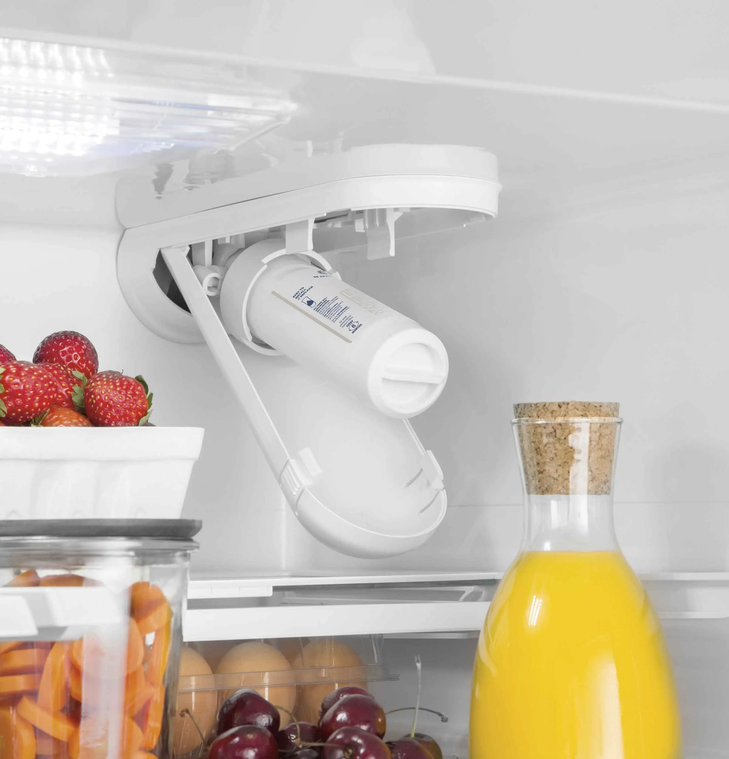 GE Fingerprint Resistant Stainlees Steel French-Door Refrigerator (26.7 Cu. Ft.) - GNE27JYMFS