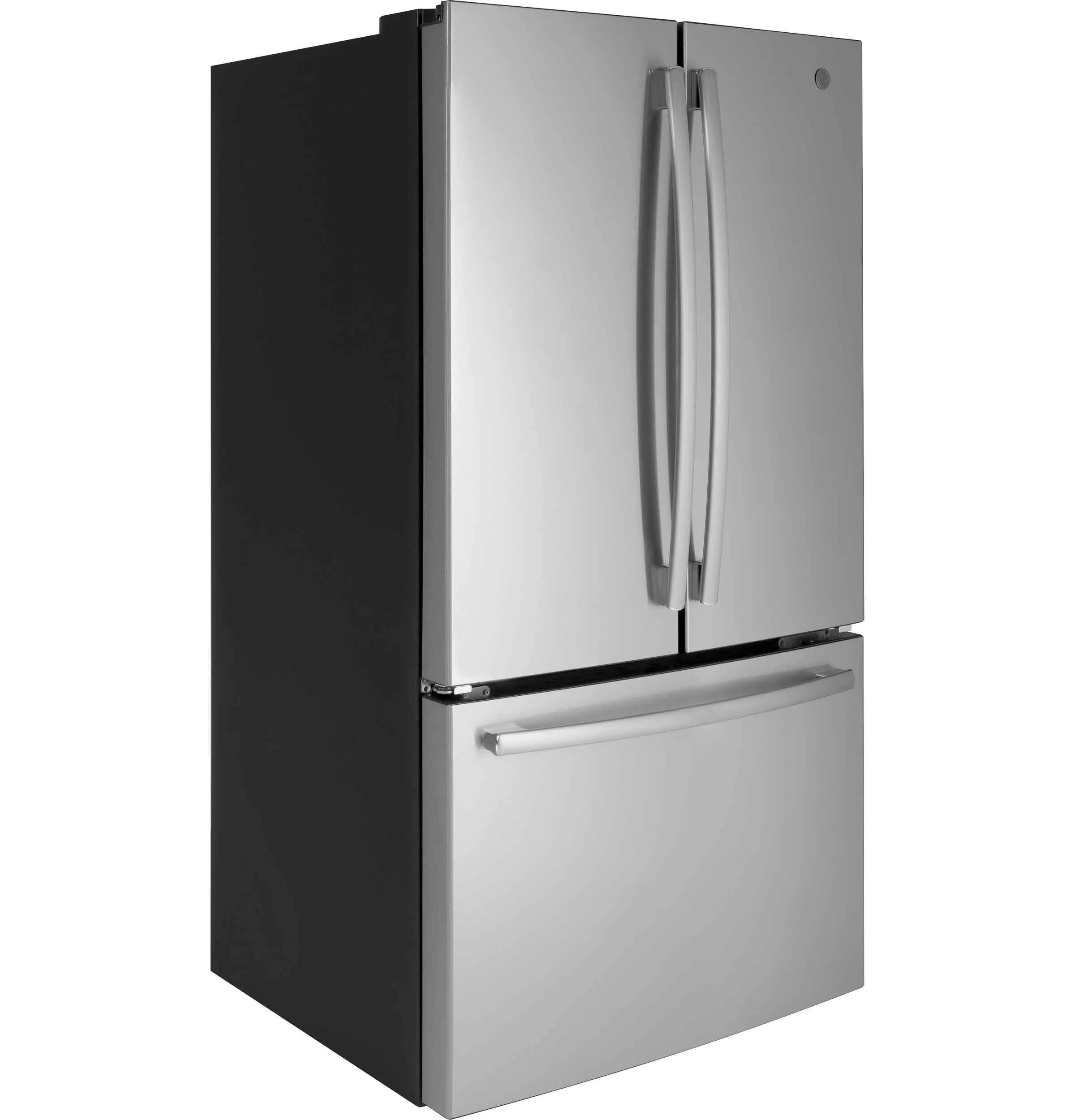 GE Fingerprint Resistant Stainlees Steel French-Door Refrigerator (26.7 Cu. Ft.) - GNE27JYMFS