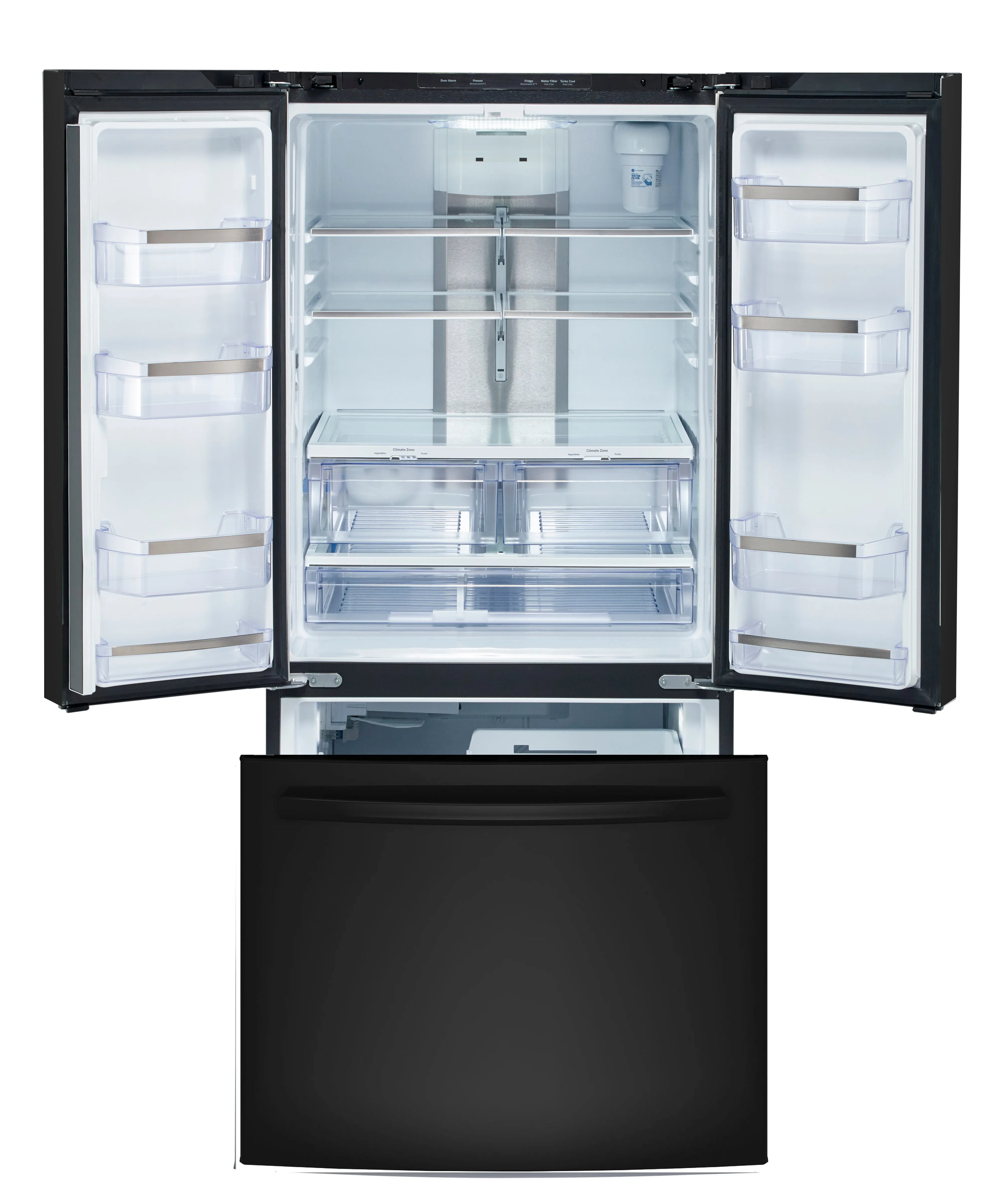 GE Profile Black French Door Refrigerator (24.8 Cu. Ft.) - PNE25NGLKBB
