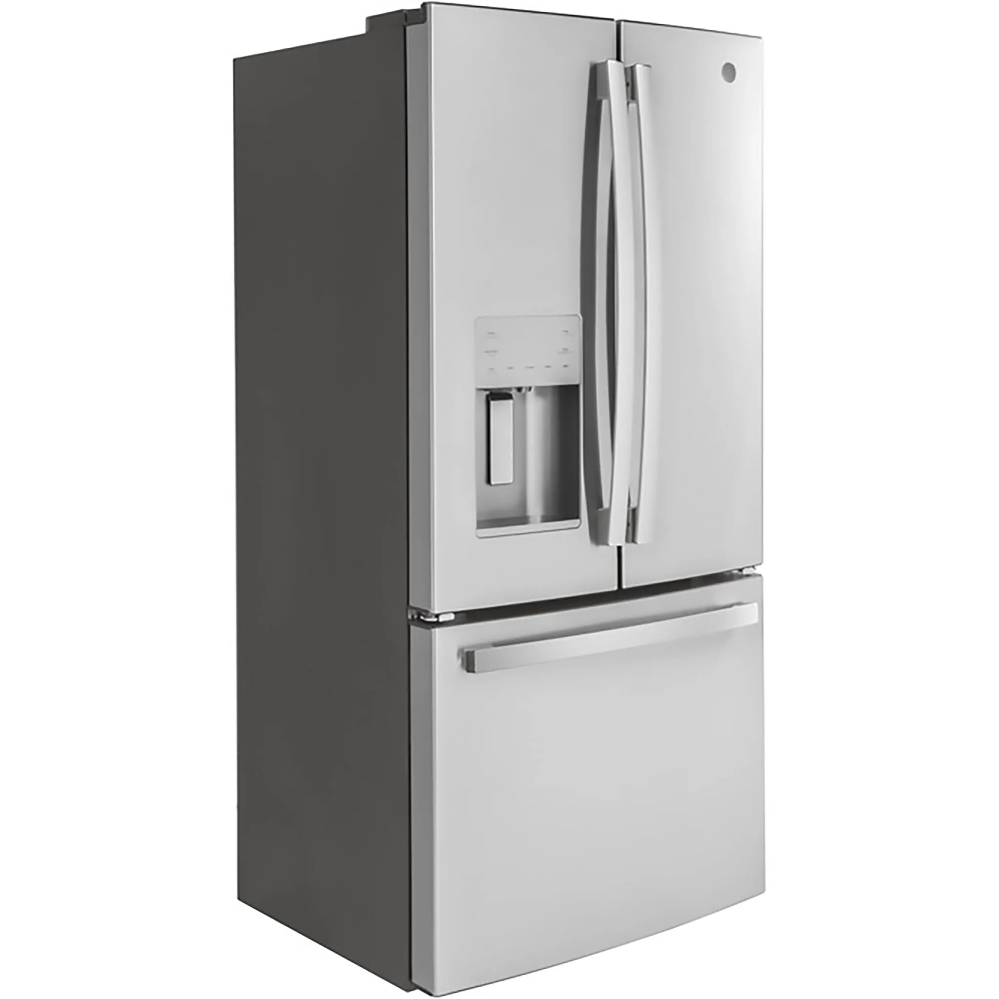 GE Profile Fingerprint Resistant Stainless Steel Bottom Mount French Door Refrigerator (24.8 cu.ft) - PFE24HYRCFS