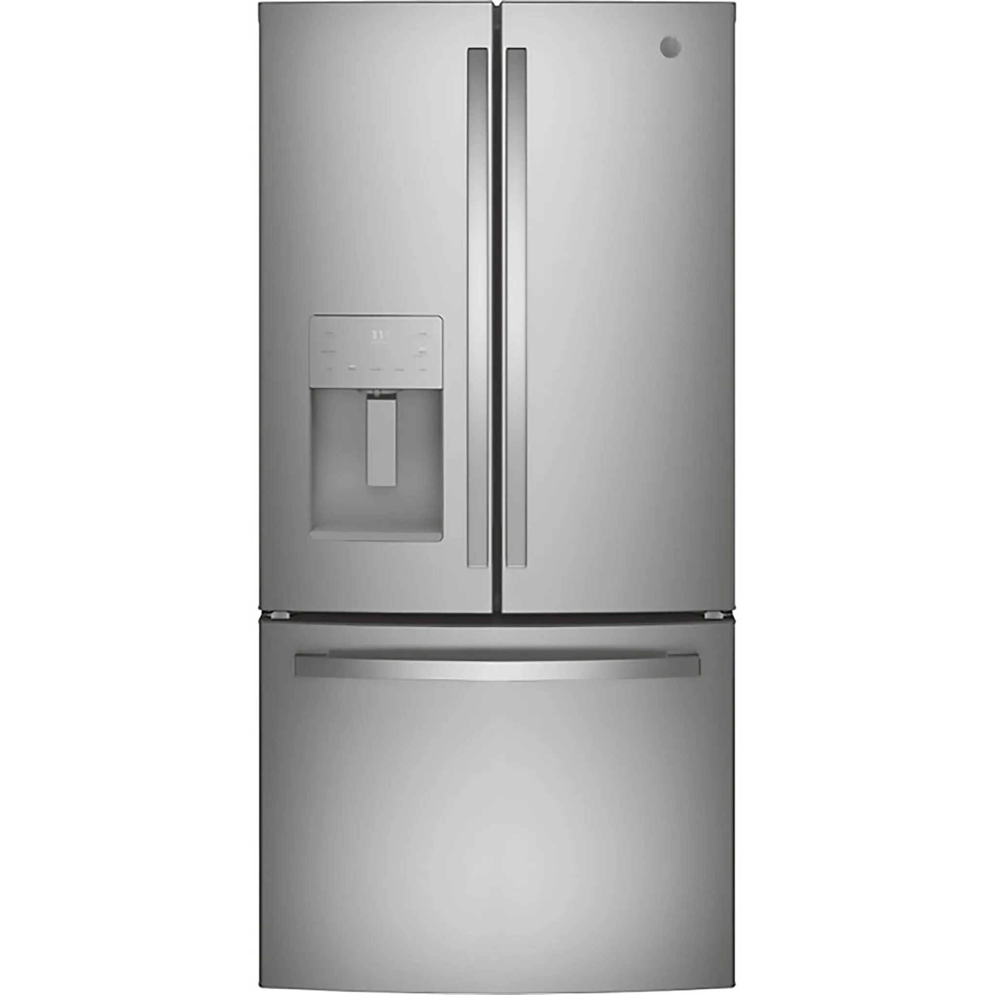 GE Profile Fingerprint Resistant Stainless Steel Bottom Mount French Door Refrigerator (24.8 cu.ft) - PFE24HYRCFS
