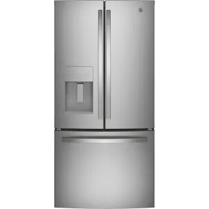 GE Profile Fingerprint Resistant Stainless Steel Bottom Mount French Door Refrigerator (24.8 cu.ft) - PFE24HYRCFS