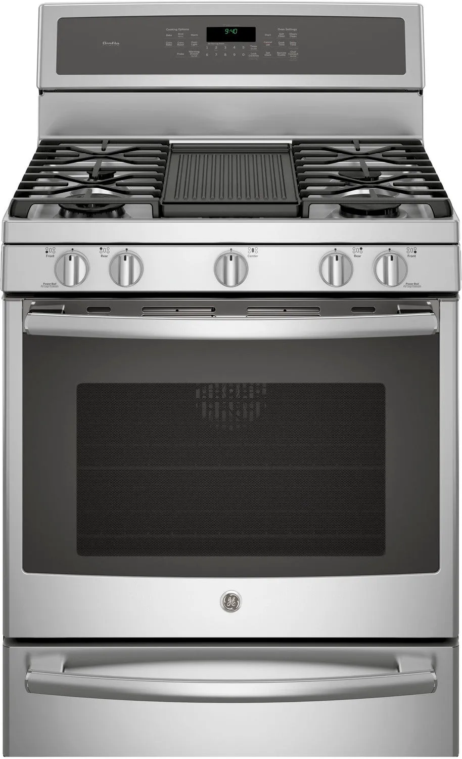 GE Profile Freestanding Gas Convection Range (5.6 Cu. Ft.) -  PCGB940ZEJSS