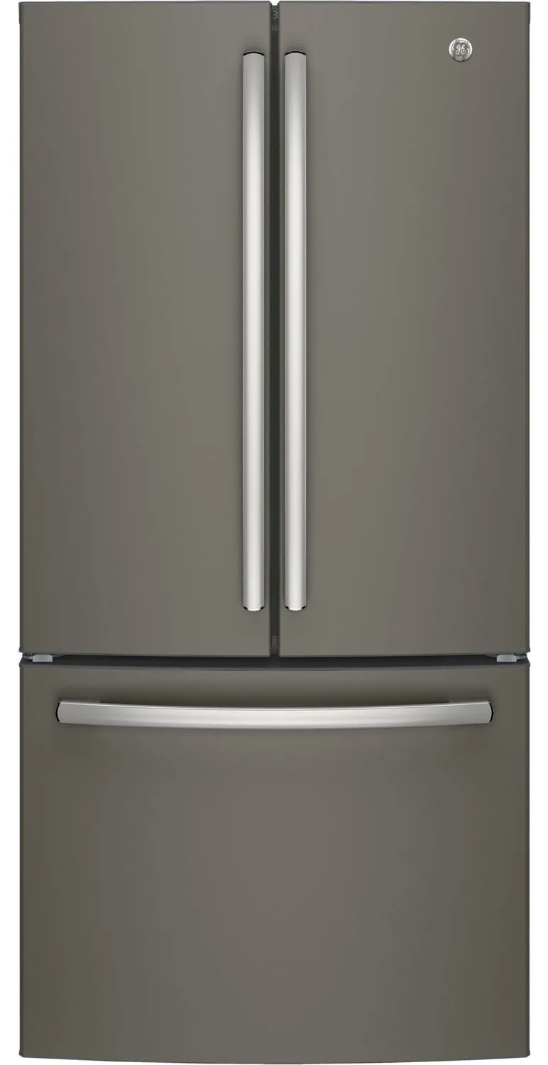GE Slate Counter-Depth French Door Refrigerator (18.6 Cu. Ft.) - GWE19JMLES