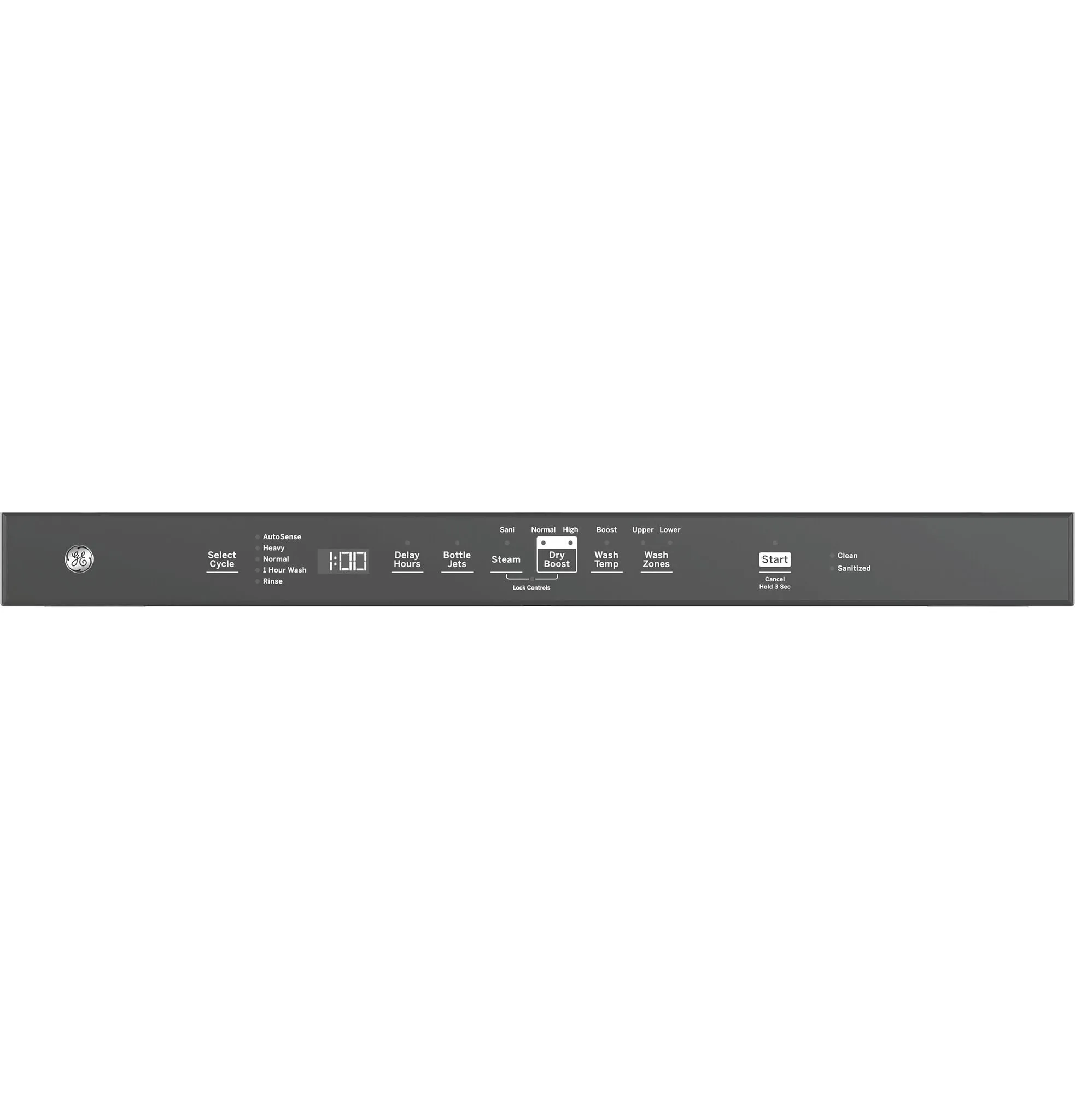 GE® Slate ENERGY STAR® Top Control Dishwasher with Sanitize Cycle - GDT670SMVES