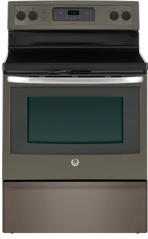 GE Slate Freestanding Electric Range (5.0 Cu. Ft.) - JCB630EKES
