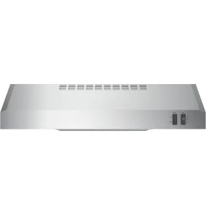 GE Stainless Steel 24" 200 CFM Under-the-Cabinet Hood - JVX3240SJSSC