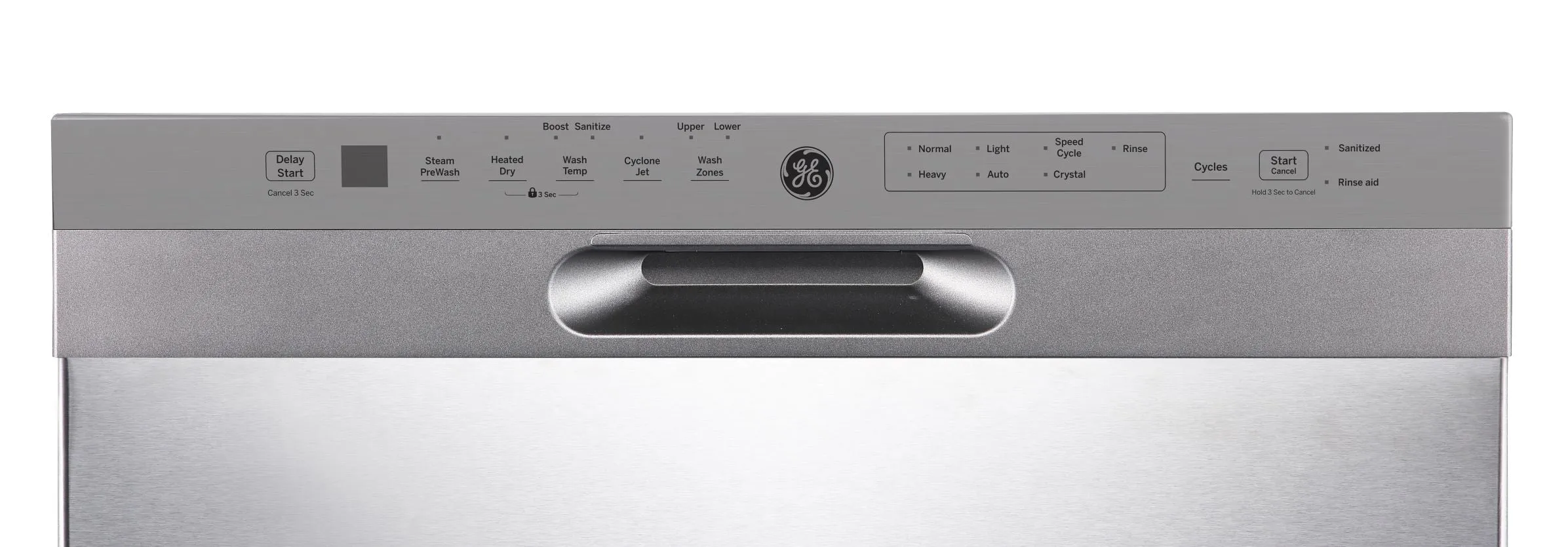 GE Stainless Steel 24" Built-In Front Control Dishwasher - GBF655SSPSS