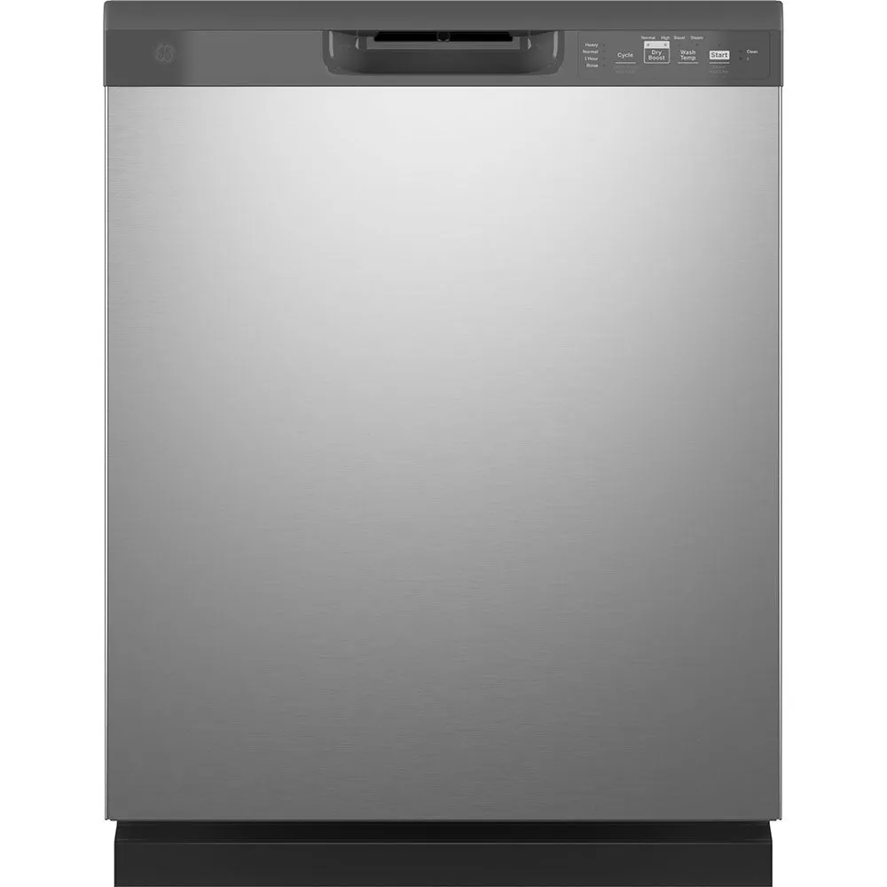 GE Stainless Steel 24" Built-In Front Control Dishwasher - GDF510PSRSS