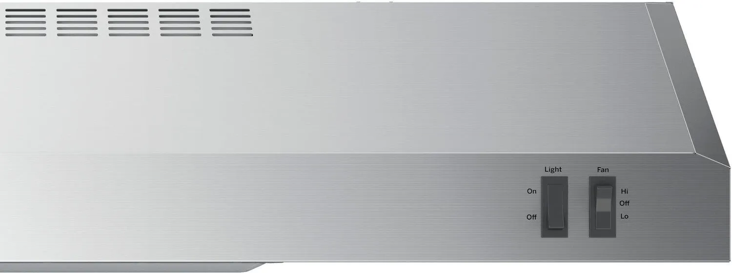 GE Stainless Steel 30" 200 CFM Under-the-Cabinet Range Hood - JVX3300SJSSC