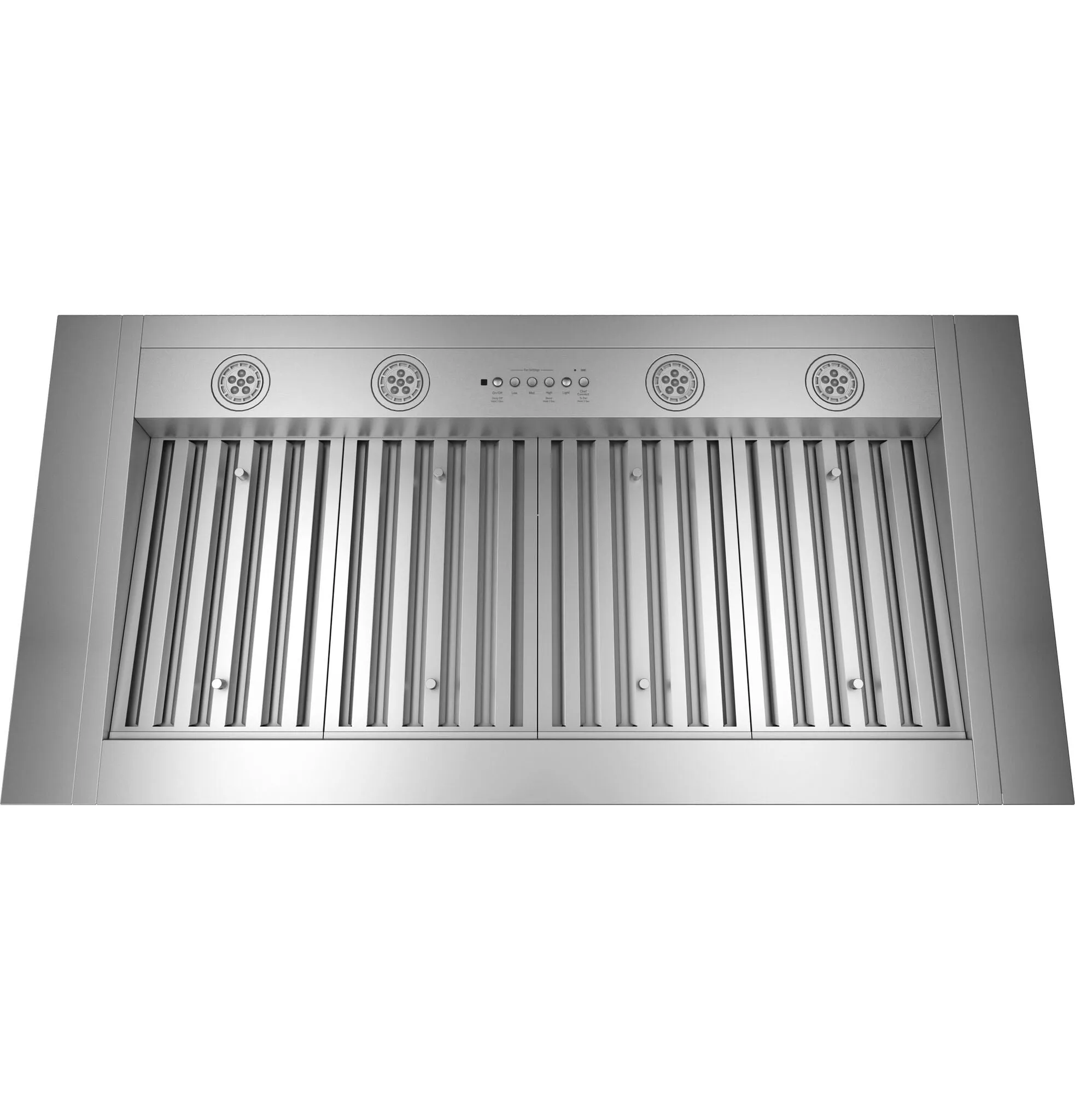GE Stainless Steel 48" 1200 CFM Custom Range Hood Insert - UVC9480SLSS