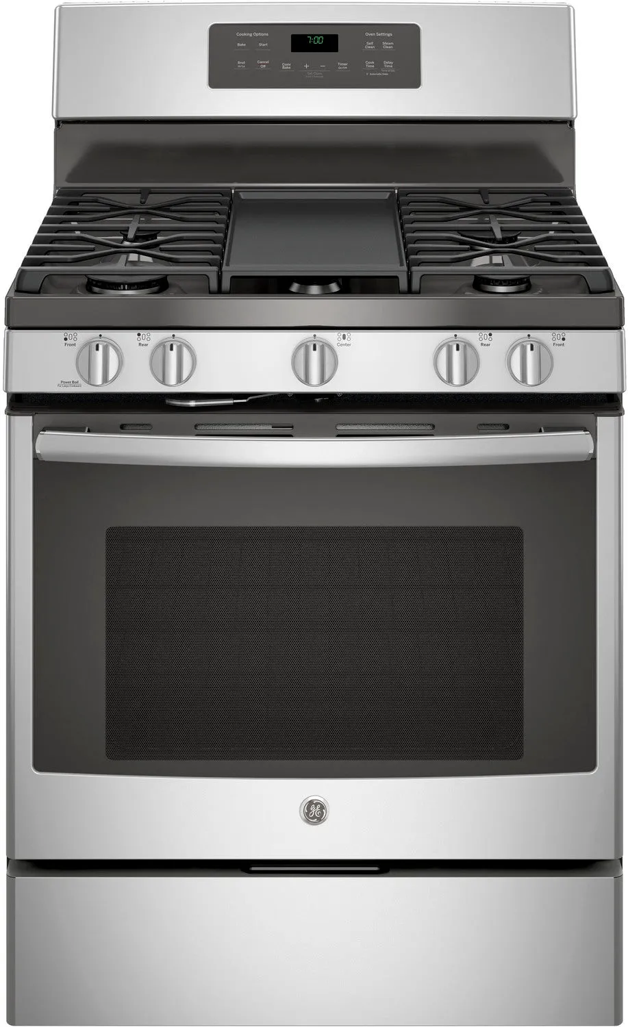 GE Stainless Steel Freestanding Gas Convection Range (5.0 Cu. Ft.) - JCGB700SEJSS