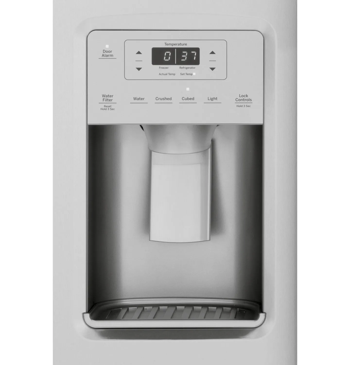 GE Stainless Steel Side-By-Side Refrigerator (25.1 Cu.Ft) - GSS25IYNFS