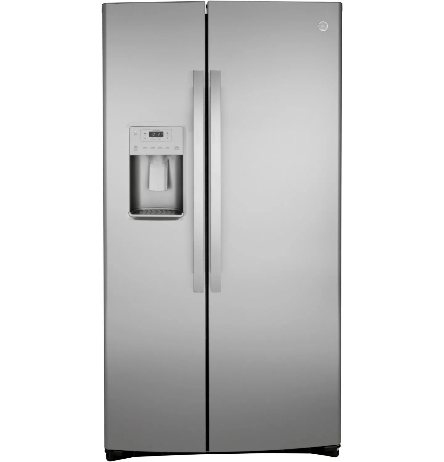 GE Stainless Steel Side-By-Side Refrigerator (25.1 Cu.Ft) - GSS25IYNFS