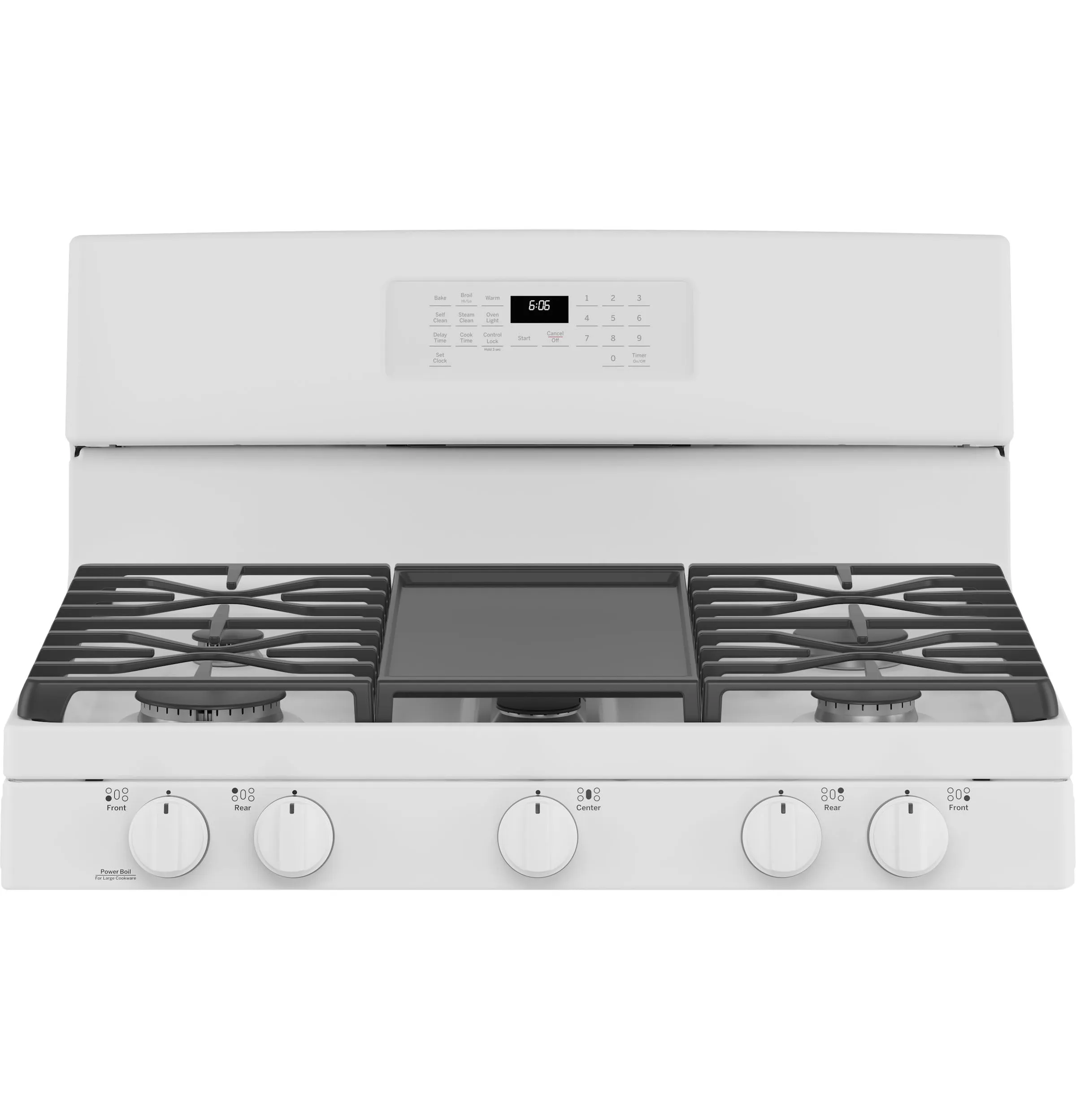 GE White 30'' Freestanding Gas Range (5.0 Cu.Ft.) - JCGB660DPWW
