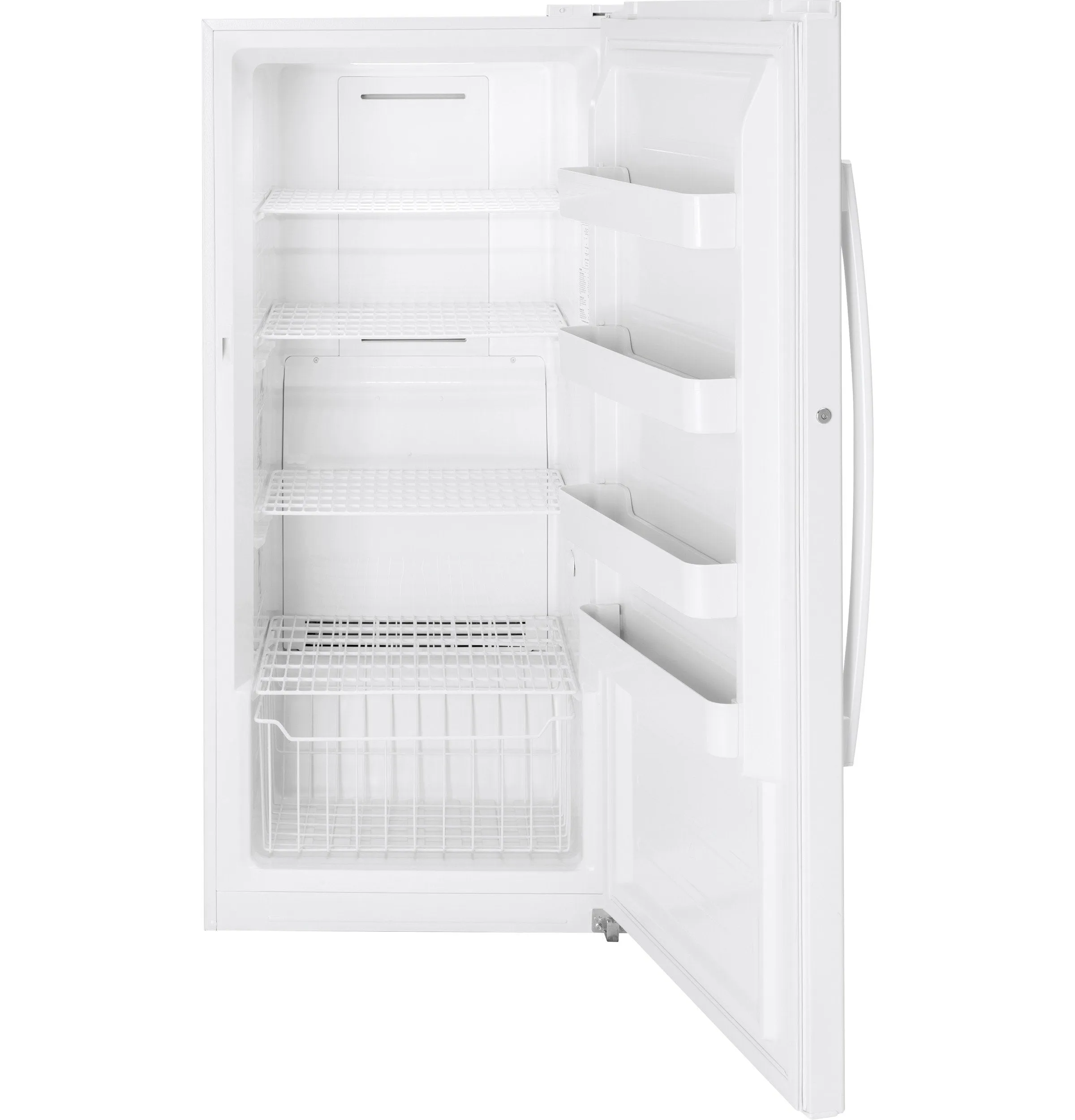 GE White Frost Free Upright Freezer (14.1 Cu. Ft.) - FUF14SMRWW