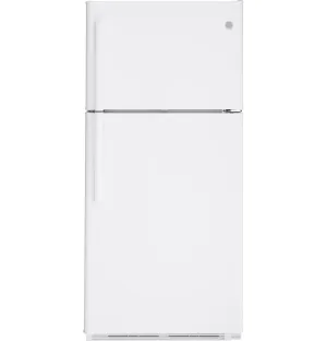 GE White Top-Freezer Refrigerator (18 Cu. Ft.) - GTE18FTLKWW