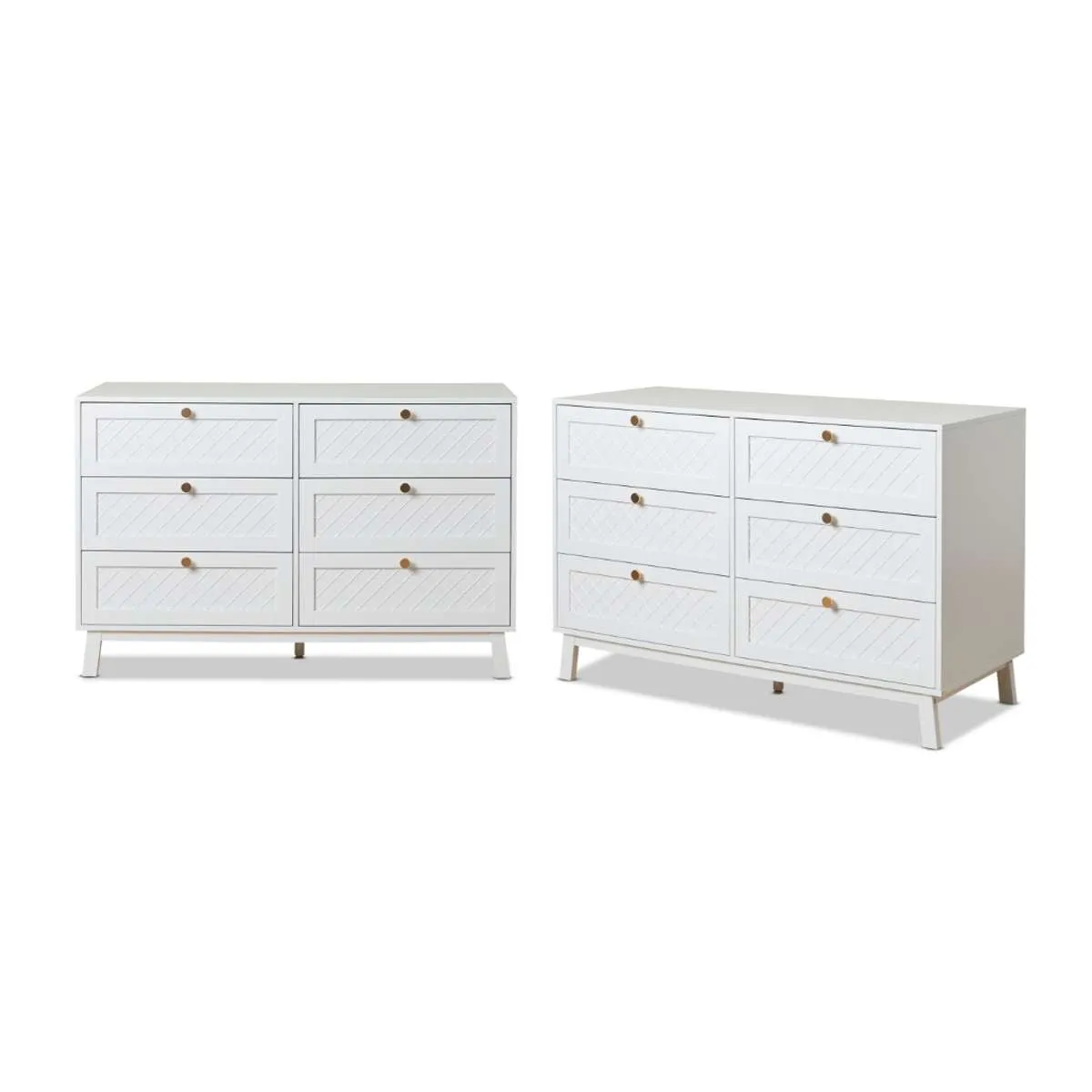 Genevieve Six Drawer Bundle Mocka