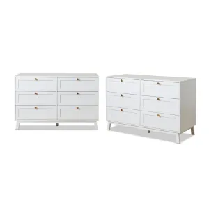Genevieve Six Drawer Bundle Mocka