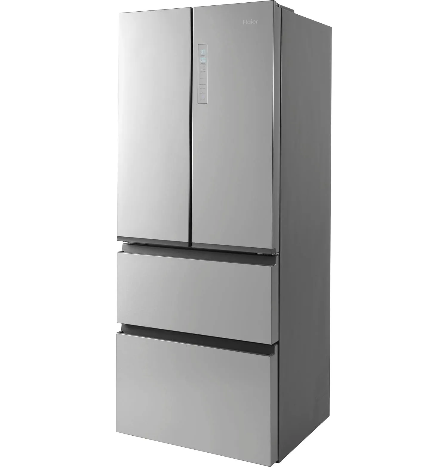 Haier Fingerprint Resistant Stainless Steel 4-Door French-Door Refrigerator (14.5 cu ft)- QJS15HYRFS